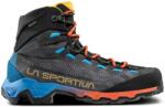 La Sportiva Мъжки туристически обувки La Sportiva Aequilibrium Hike GTX Walking boots - Carbon / Tropic Blue - размер 44, 5 (EU) (019-1063-0226)