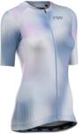 Northwave Дамска фланелка с къс ръкав за колоездене Northwave Women's Blade Jersey Short Sleeve Cycling jersey - Ice Grey - размер XS (156-2613-0611)