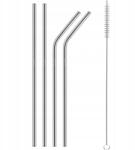 Lamart Rozsdamentes acél szívószál készlet Lamart Straw LT7052 ezüst (LT7052)