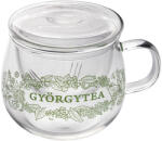 Györgytea Üvegszűrős csésze 350ml - rostesvitamin