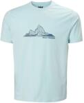 Helly Hansen Мъжка тениска Helly Hansen Massif Graphic T-Shirt - Barely Blue (216-7407-0111)