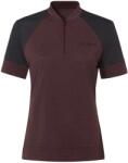 Vaude Дамска фланелка с къс ръкав за колоездене Vaude Women's Altissimo Q-Zip Shirt Cycling jersey - Dark Oak - размер 44 (EU) (156-1315-1615)