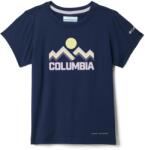 Columbia Детска спортна тениска Columbia Kid's Tech Trail Utility S/S Graphic Crew Sport shirt - Collegiate Navy / Rainbow Ridge (704-5865-0213)