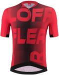 Löffler Мъжка фланелка с къс ръкав за колоездене Löffler Bike Jersey Full-Zip Signature Mid Cycling jersey - Red - размер 54 (EU) (056-3498-0315)