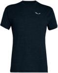 Salewa Мъжка спортна тениска Salewa Puez Melange Dry S/S Tee T-shirt - Blueberry Melange - размер 48 (EU) (016-3030-2212)