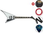 Jackson JS Series Rhoads JS32T White with Black Bevels Set