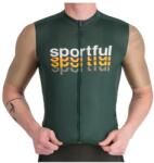 Sportful Фланелка с къс ръкав за колоездене Sportful Supergiara 2 Logo Jersey Cycling jersey - Oblivion Green (056-3901-0212)