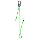 Edelrid Осигурителна примка Edelrid Switch Double Adjust Personal tether - Neon Green - размер 120 cm / 45 cm (314-0160-0111)