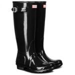 Hunter Boots Дамски гумени ботуши Hunter Boots Women's Original Tall Gloss Wellington boots - Black - размер 36 (EU) (131-0094-0112)