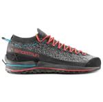 La Sportiva Дамски апроуч обувки La Sportiva Women's TX2 Evo Approach shoes - Carbon / Hibiscus - размер 37 (EU) (142-0233-0313)
