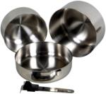 BasicNature Комплект съд Basic nature Biwak Edelstahl 1 Kochset Pot - Metallic - размер 1, 1 + 1, 8 l (532-0254-0111)