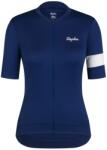 Rapha Дамска фланелка с къс ръкав за колоездене Rapha Women's Core Jersey Cycling jersey - Blue / White Stripe (156-2650-0714)