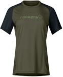 Norrøna Фланелка с къс ръкав за колоездене Norrøna Women's Fjørå Equaliser Lightweight T-Shirt Cycling jersey - Olive Night (156-2577-0312)
