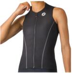 Castelli Дамски потник за колоездене Castelli Women's Anima Flow Sleeveless Cycling singlet - Black / White (156-2740-0114)
