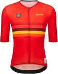 Santini Фланелка с къс ръкав за колоездене Santini UCI World Champion Jersey Cycling jersey - Spain - размер XL (056-3881-0714)