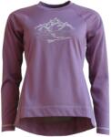 Zimtstern Дамска фланелка с дълъг ръкав за колоездене Zimtstern Women's PureFlowz Eco Shirt L/S Cycling jersey - Berry (156-2913-0114)