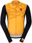 Scott Мъжка фланелка с дълъг ръкав за колоездене Scott Jersey Rc Endurance L/S Cycling jersey - Gleam Orange / Black (056-4072-0312)