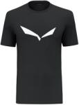 Salewa Мъжка спортна тениска Salewa Solidlogo Dry T-Shirt Sport shirt - Black Out - размер 48 (216-2734-0713)