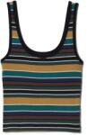 Brixton Дамски топ Brixton Women's Ringer Organic A-Tank Top - Multi Retro Stripe - размер XL (916-5603-0115)