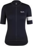 Rapha Дамска фланелка с къс ръкав за колоездене Rapha Women's Core Jersey Cycling jersey - Black / White - размер XXS (156-2650-0310)