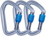 Black Diamond Винтов карабинер Black diamond Hotforge Screwgate 3 Pack Screwgate carabiner - Gray - размер One Size (322-0183-0211)