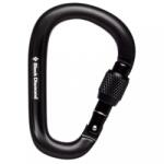Black Diamond HMS карабинер Black diamond Pearlock Screwgate Carabiner HMS carabiner - Black - размер One Size (323-0232-0111)