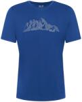 Jack Wolfskin Мъжка спортна тениска Jack Wolfskin Peak Graphic T-Shirt Sport shirt - New Mountain Blue Orchid - размер XL (216-7658-0114)