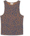 DEDICATED Дамски топ Dedicated Women's Rib Top Valdermarsvik Top - Leopard Light Brown (116-9659-0914)