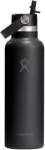 Hydro Flask Термо бутилка Hydro flask Standard Flex Straw Cap Insulated bottle - Black II - размер 621 ml (533-1527-2911)