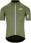 Q36.5 Мъжка фланелка с къс ръкав за колоездене Q36.5 Adventure Tech Merino Jersey Cycling jersey - Drab Green - размер XXL (056-3872-0116)