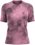 Compressport Дамска тениска Compressport Women's Performance S/S T-Shirt Running shirt - Zephyr Tie Dye - размер L (916-5433-0114)