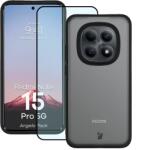 BizonMobile Kit protectie 2 in 1 BizonMobile, Carcasa Bizon Angelo si Folie sticla securizata Bizon Glass Edge, compatibil cu Xiaomi Redmi Note 15 Pro 5G, Negru (5900415738503)