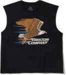 Brixton Мъжки потник с широка презрамка Brixton Free Muscle Tank Top - Black Worn Wash - размер XXL (216-7382-0115)