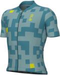 Alé Мъжка фланелка с къс ръкав за колоездене Alé Pragma Pixel S/S Jersey Cycling jersey - Ash Grey - размер XXL (056-3950-0117)