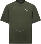 Salewa Мъжка спортна тениска Salewa Pedroc Dry Hyb T-Shirt Sport shirt - Dark Olive - размер 46 (EU) (216-8513-0111)