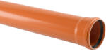 Pestan Teava PVC pentru scurgere canalizare exterioara, cu inel, multistrat, (10410311)