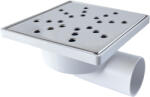 Crimel Sifon pardoseala, 150 x 150 mm, PP + inox, iesire laterala D 50 mm (6426249000283)