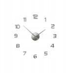 exito design Ezüst matt falióra nappaliba, konyhába modern Little Numbers (HS-732S)