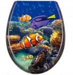 SCHÜTTE WC-ülőke Schütte Sea Life Duroplast, Soft Close (435105)