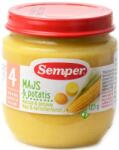 Semper Зеленчуково пюре Semper - Царевица с картофи, 125 g (9531) - baby