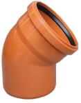 TERAPLAST Cot PVC cu inel canalizare 125x30 (6420347009186)
