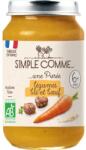 Simple Comme Био зеленчуково пюре Simple Comme - С говеждо, пшеница и зеленчуци, 6 м+, 190 g (3288131900636) - baby