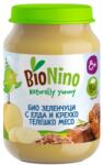 BioNino Био пюре BioNino - Зеленчуци с елда и телешко, 8 м+, 190 g (BN2393) - baby