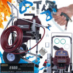 Zenthril Pompa airless Zenthril Apex B StandPro, 2500W 20Mpa 0.031″, 3.2L/min (15BR-83FB)