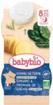 Babybio Био меню Babybio - Картоф, спанак и козе сирене, 8 м+, 2 х 200 g (3288131520247) - baby