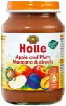 Holle Био плодово пюре Holle - Ябълка и сливи, 190 g (BB210322) - baby
