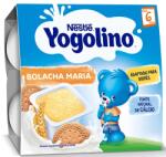 Nestle Млечен десерт Nestle Yogolino - Бисквита, 4 броя, 100 g (12605071) - baby