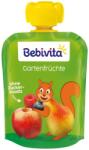 Bebivita Плодова закуска Bebivita - Пауч с градински плодове с желязо, 12 м+, 90 g - baby