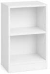 Brius Noptiera cu compartimente deschise si raft reglabil, stil minimalist, MDF si PAL, 40x30x60 cm, alb (EZ-LET666WB01)