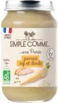 Simple Comme Био зеленчуково пюре Simple Comme - С пуешко, пащърнак и ориз, 6 м+, 190 g (3288131900643) - baby